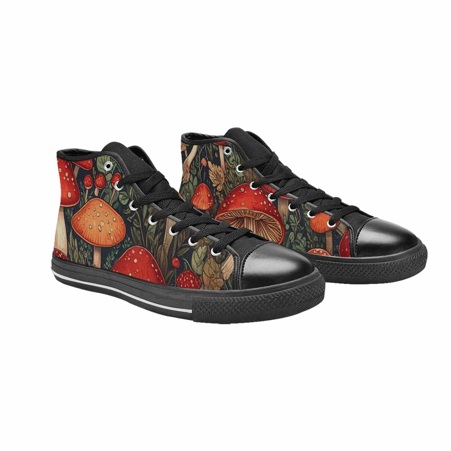 MEN'S Mushroom High Top Canvas Vivid Sneakers