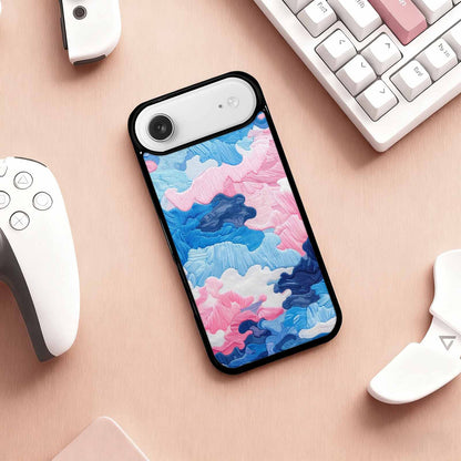 iPhone 17 Air Case — Vivid Camo Transgender Pride Camo, Custom Art Phone Cover