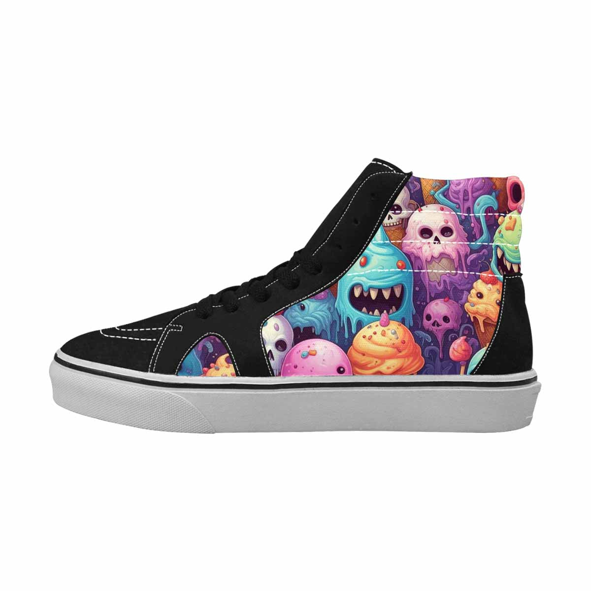 MEN'S Ice Cream Monsters  High Top Canvas Dreamlike Shoes