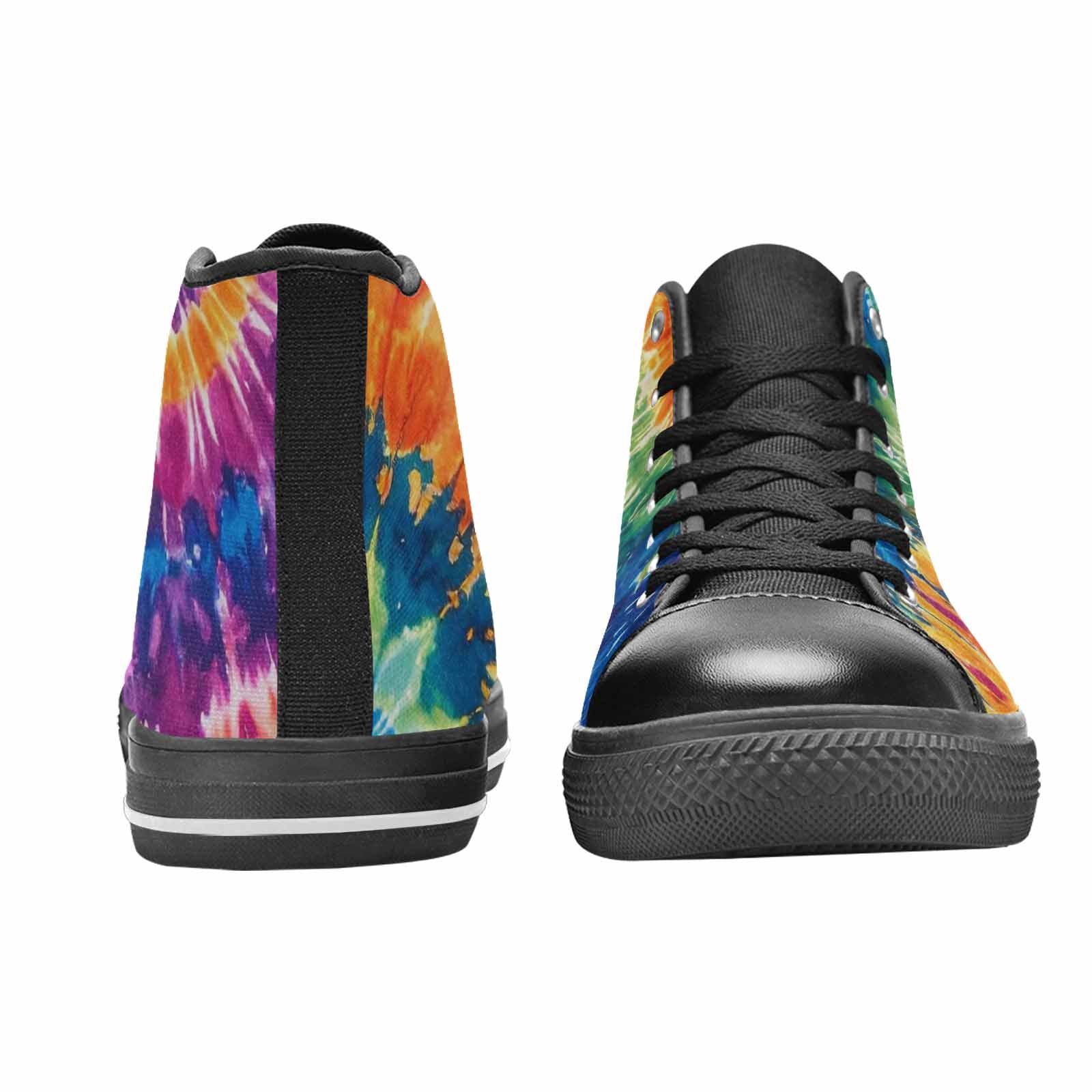 WOMEN'S Tie Dye Mixed Style High Top Canvas Dark Academia Shoes