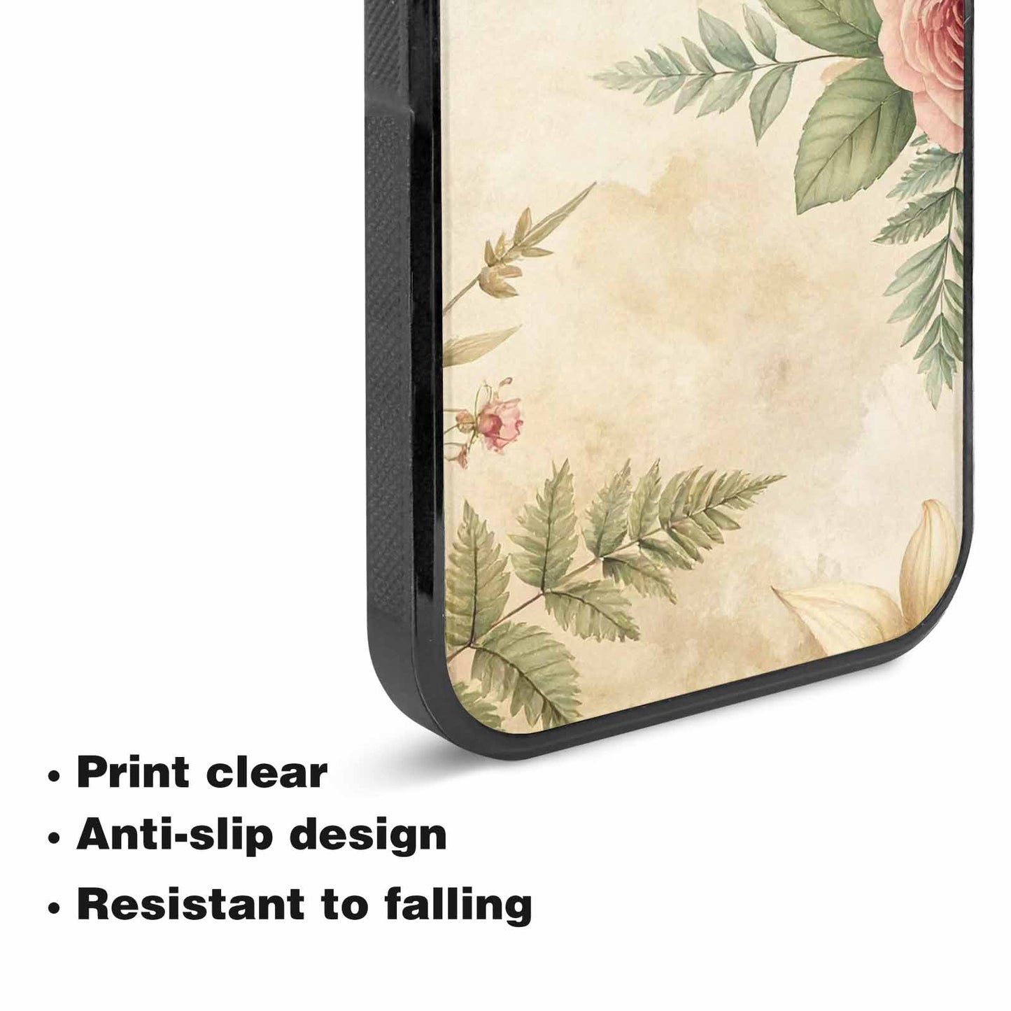 iPhone 15 Plus Case — Vintage Botanical Art Pattern, Original Design Phone Case