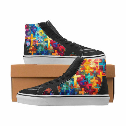 WOMEN'S Jesus High Top Canvas Boutique Grunge Limited Edition Sneakers