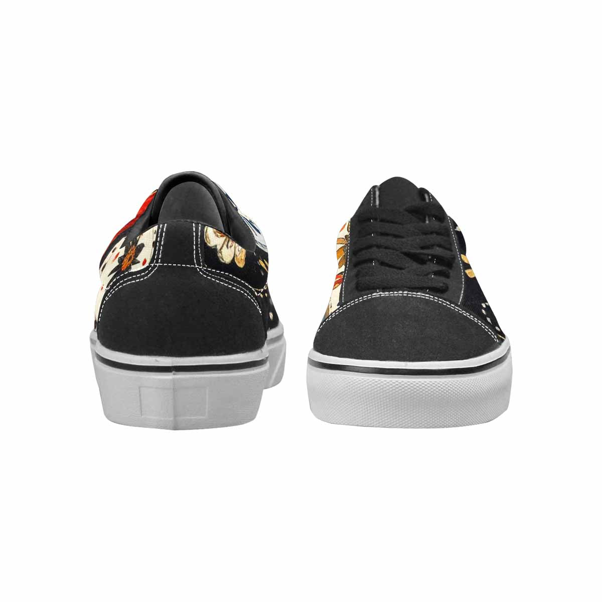WOMEN'S Paisley Bandana Canvas Lace-Up Vibrant Chaos Sneakers