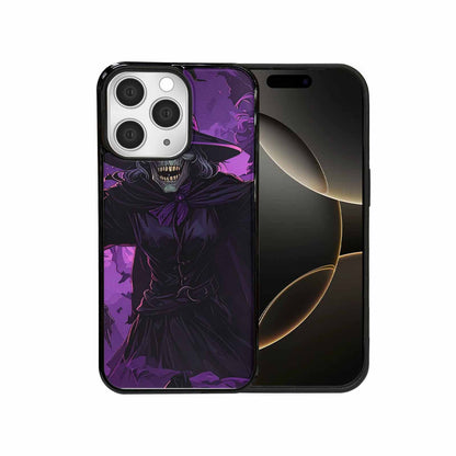 iPhone 15 Pro Max Case — Scary Horror Halloween Art Print Edge, Custom Art Phone Cover