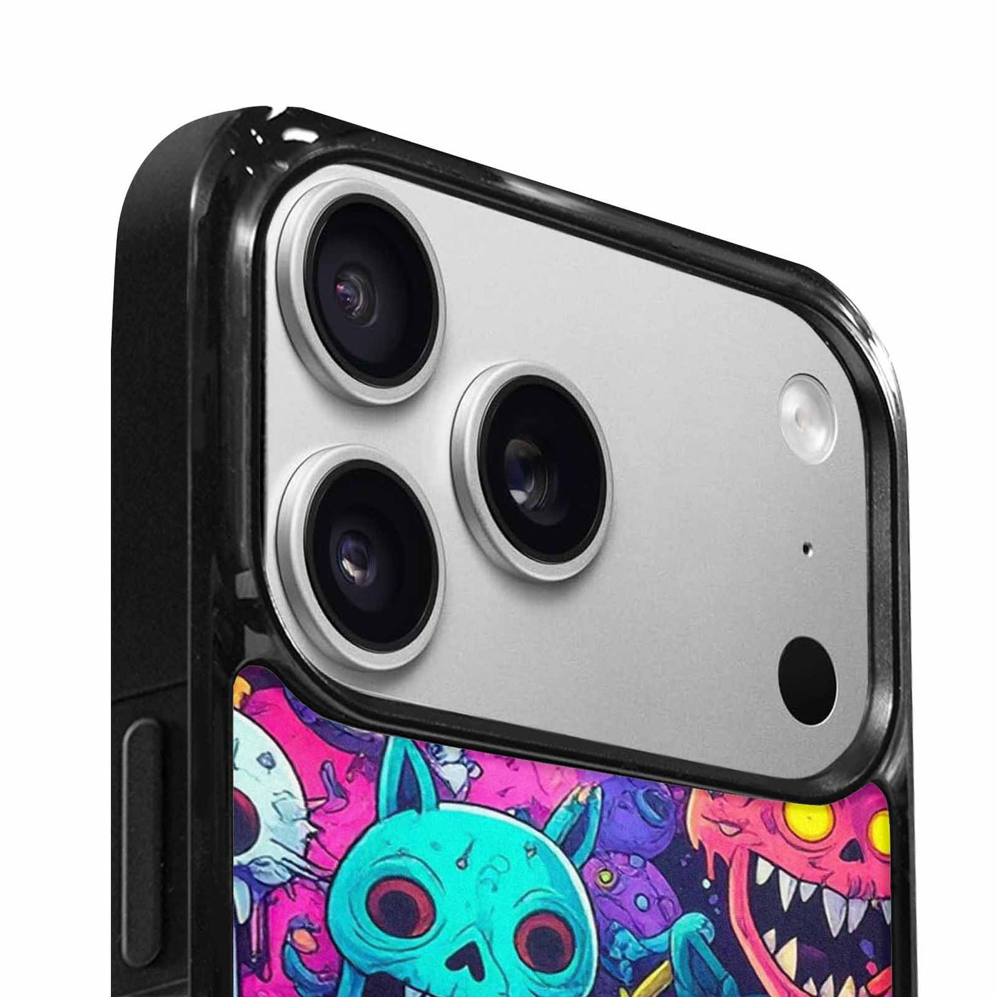 iPhone 17 Pro Max Case — Mixed Toxic Glow Creature Cartoon Cute, Custom Designed Case Cover