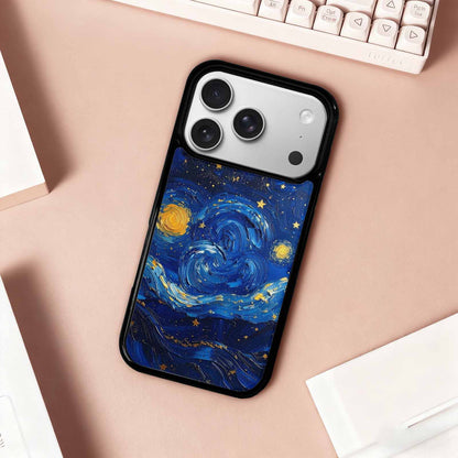 iPhone 17 Pro Case — Starry Night Galaxy Space, Custom Printed Phone Case