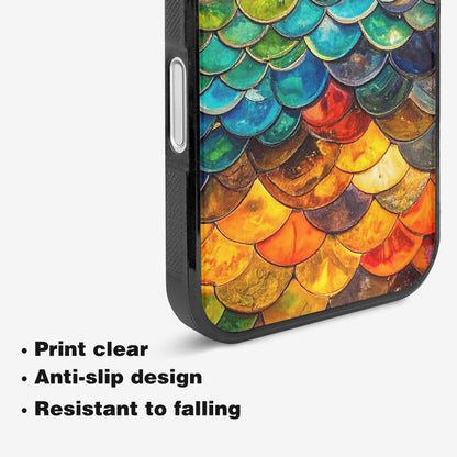 iPhone 16 Plus Case — Reptile Scale Full Color Vibrant Reptile, Custom Designed Case Cover