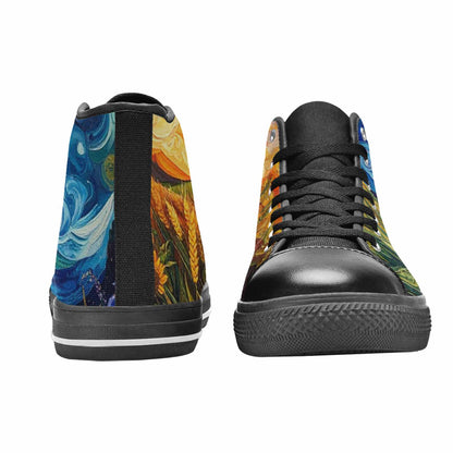 MEN'S Blend All Versions High Top Canvas Surreal Custom Shoes