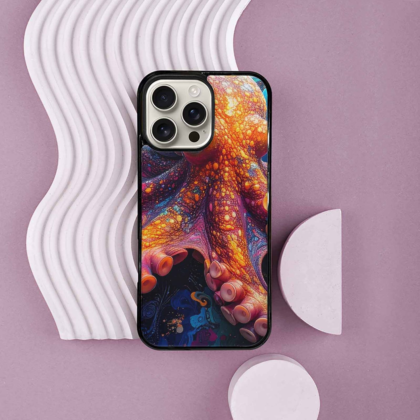 iPhone 16 Pro Max Case — Octopus Tentacle Octopus Tentacle Pattern Hundreds, Custom Designed Case Cover