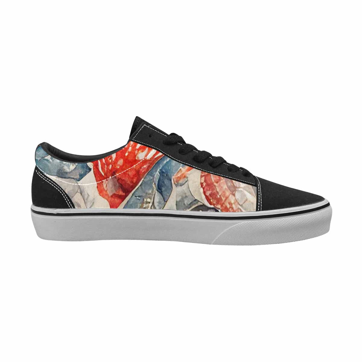 MEN'S Fish Scale Coral Canvas Lace-Up Y2K Shoes