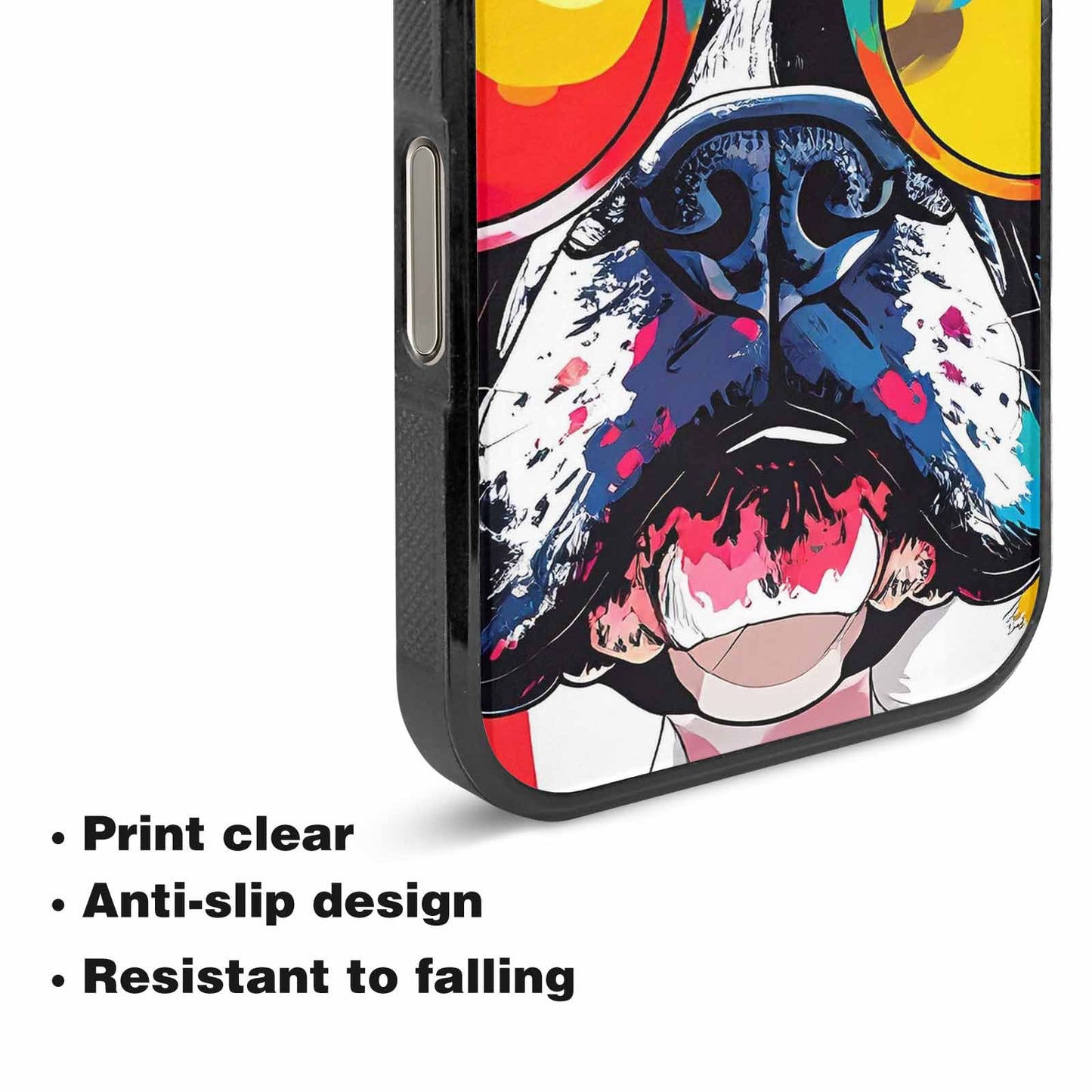 iPhone 16 Pro Case — French Bulldog Pop Art Pattern, Custom Designed Case Cover