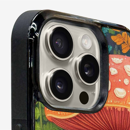 iPhone 16 Pro Case — Mushrooms Botanicalmushrooms P, Custom Printed Phone Case