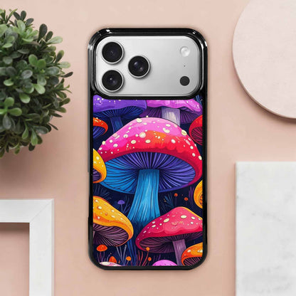 iPhone 17 Pro Max Case — Vivid Winter Mushroom Cartoon Cute, Custom Print Case Cover