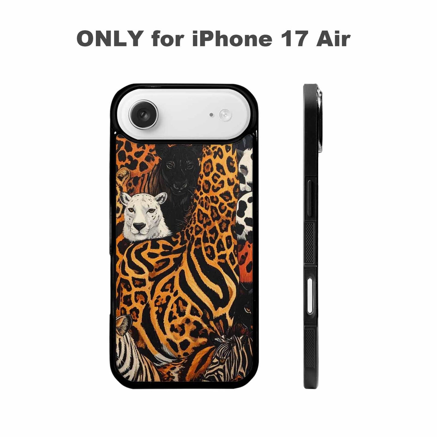 iPhone 17 Air Case — Small Animal Print Pattern Randomly Animal, Original Design Phone Case