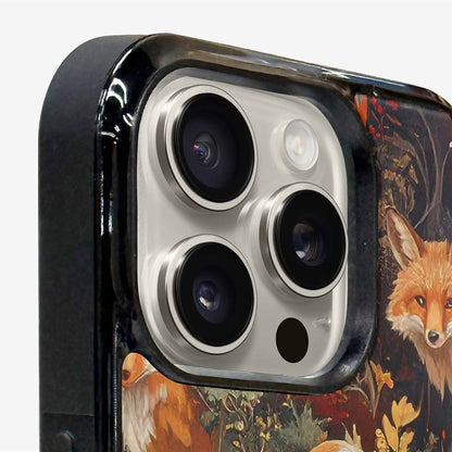 iPhone 15 Pro Max Case — Fox Forest Fox Forest Pattern Hundreds, Unique Phone Case Design