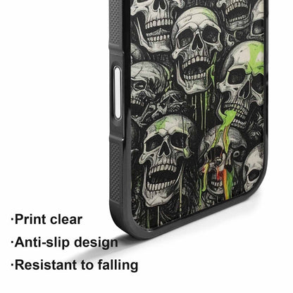 iPhone 17 Case — Rainbow From Skull\'s Mouth Gothic Skulls, Custom Designed Case Cover