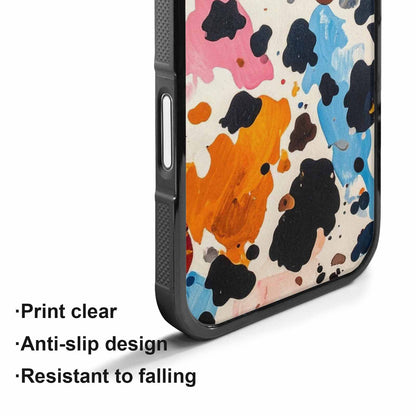 iPhone 17 Case — Small Cow Animal Print Animal Print, Custom Printed Phone Case