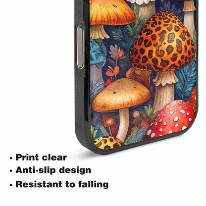 iPhone 16 Pro Case — Mushrooms Pattern Hundreds Of 5r0, Custom Made Phone Cover