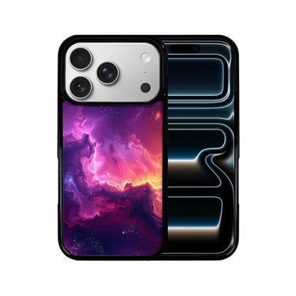 iPhone 17 Pro Case — Galaxy Nebula Art Seamless Pattern Galaxy, Custom Print Case Cover