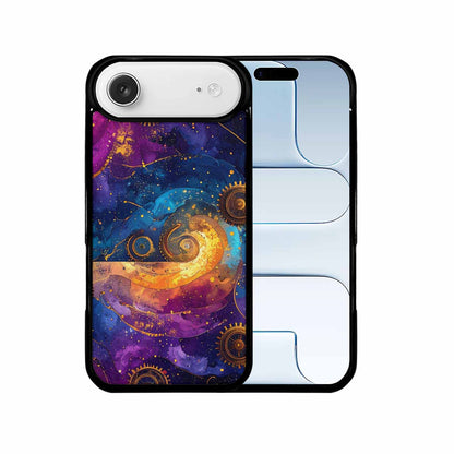 iPhone 17 Air Case — Steampunk Galaxy Art Seamless Pattern Galaxy, Unique Phone Case Design