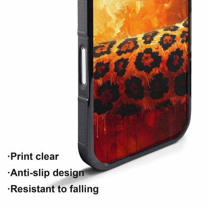 iPhone 17 Pro Max Case — Seamless Repeating Pattern Of Animal Print, Custom Made Phone Cover