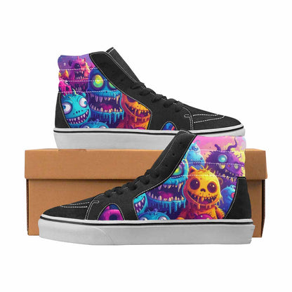 WOMEN'S Monsters High Top Canvas Graphic Print Aesthetic Custom Kicks
