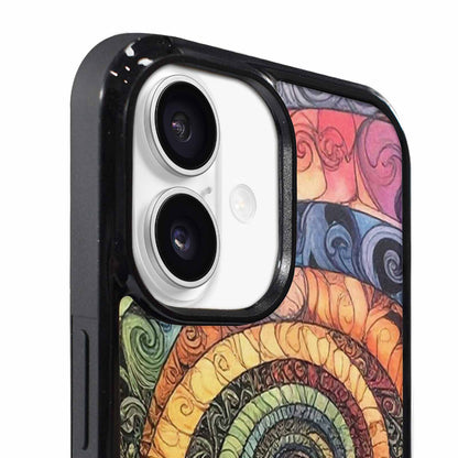 iPhone 17 Case — Tie Dye Swirls (black Tie Dye, Custom Art Phone Cover