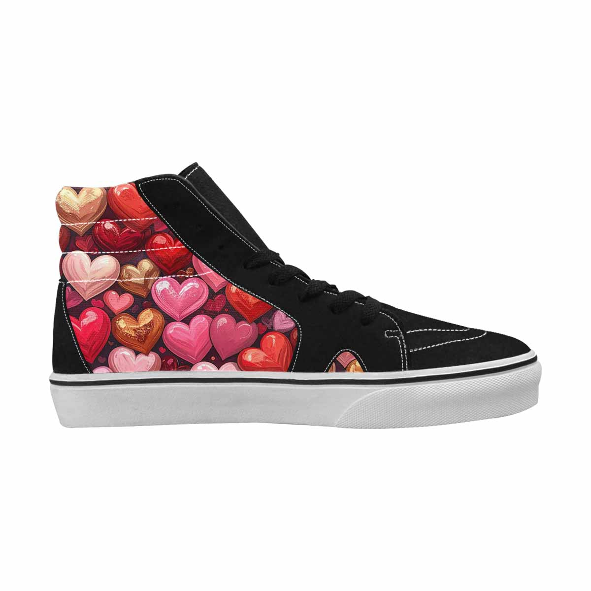 MEN'S No Words Or High Top Canvas Neon Fantasy Sneakers