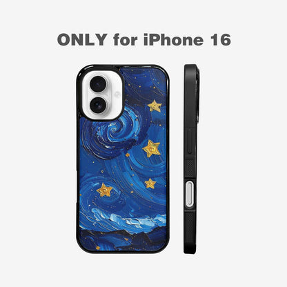 iPhone 16 Case — Starry Night Galaxy Custom, Original Design Phone Case