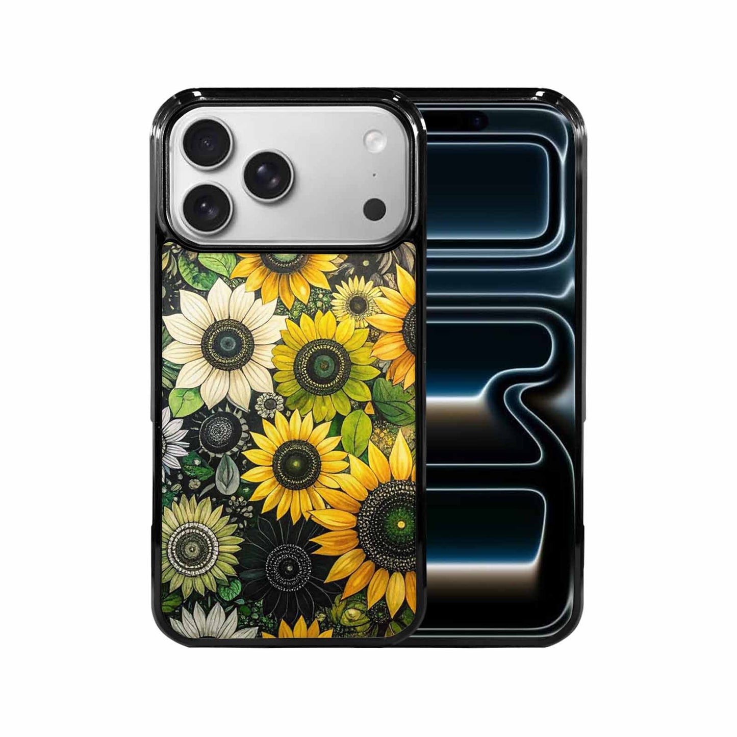 iPhone 17 Pro Max Case — Blend Melt Them Together Floral, Personalized Phone Case