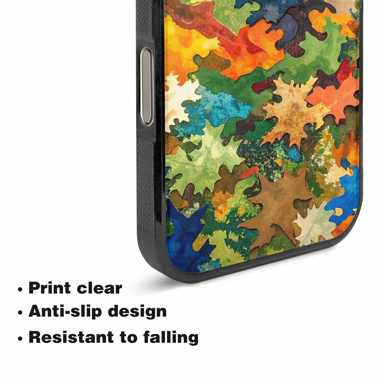 iPhone 16 Pro Max Case — Camo Patches Full Color Vibrant Camo, Customized Protective Case