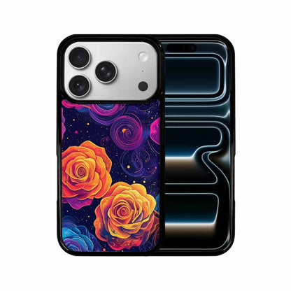 iPhone 17 Pro Case — Rose Galaxy Art Seamless Pattern Galaxy, Original Design Phone Case