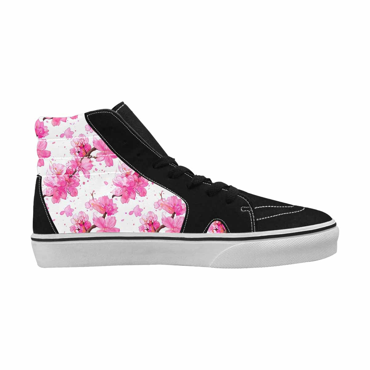MEN'S Cherry Blossom Branch Cherry High Top Canvas Aesthetic Shoes