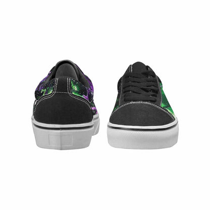 WOMEN'S Galaxy Nebula Lace-Up Canvas Vivid Custom Sneakers