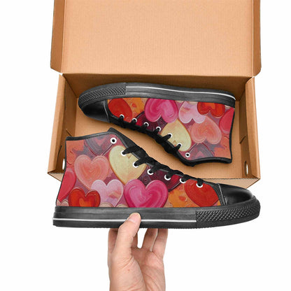 MEN'S No Words Or High Top Canvas Neon Fantasy Custom Sneakers