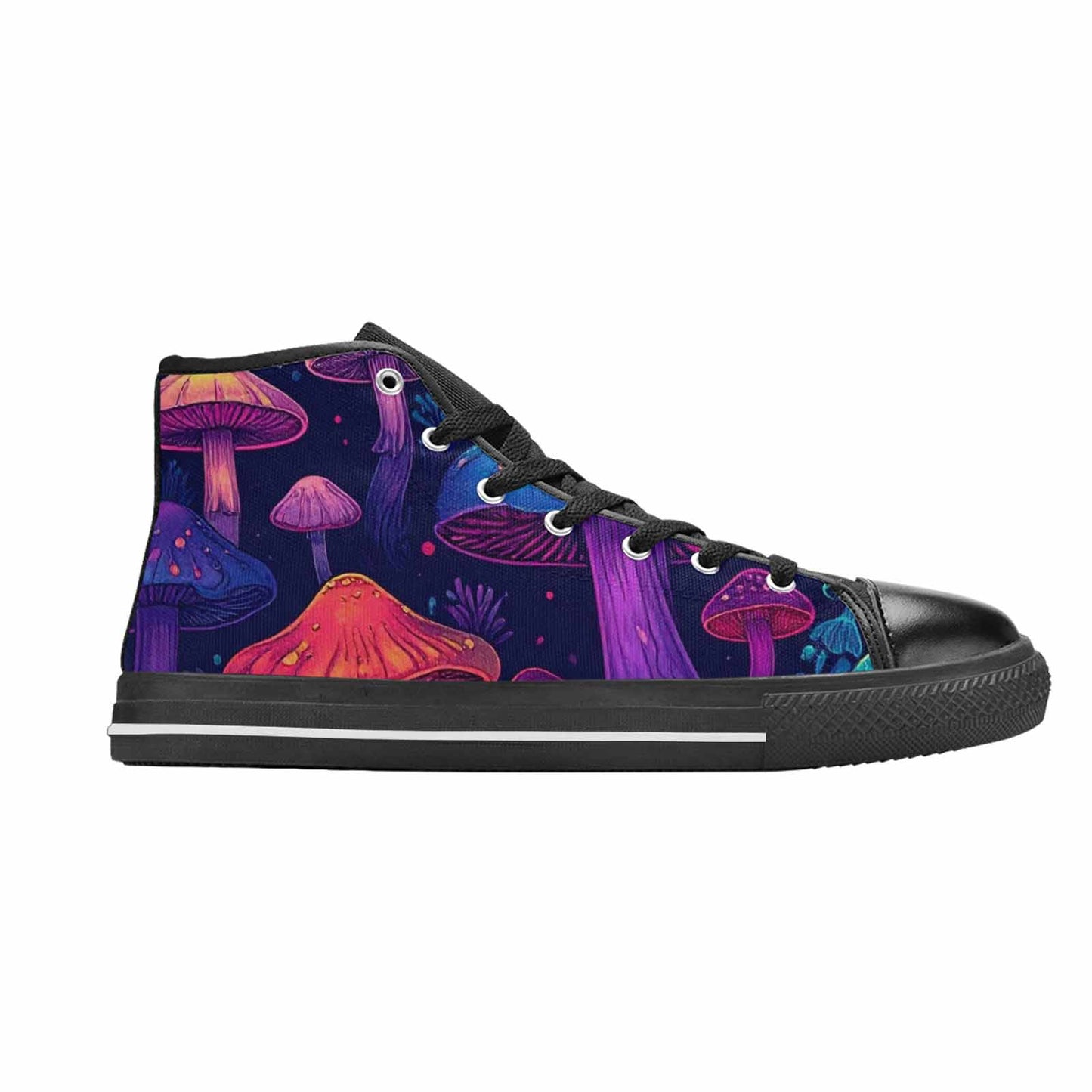 WOMEN'S Psychedelic Mushroom High Top Canvas Y2K Sneakers