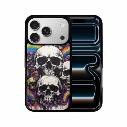 iPhone 17 Pro Case — Black Purple Ink Rainbow From Gothic, Unique Phone Case Design