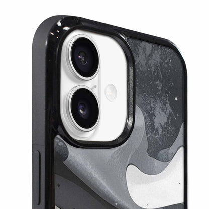 iPhone 17 Case — Grey Camo Print Camo, Custom Art Phone Cover