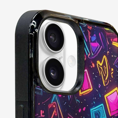 iPhone 16 Plus Case — 80s Retro Motif 80s Retro Motifs, Customized Protective Case