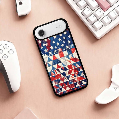 iPhone 17 Air Case — Small American Flag Stars And Galaxy, Custom Print Case Cover