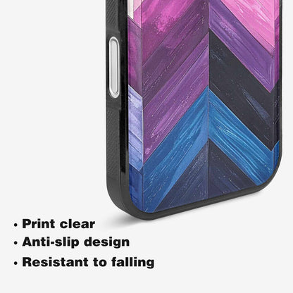 iPhone 16 Case — Genderfluid Flag Color Theme Small Rainbow, Custom Print Case Cover
