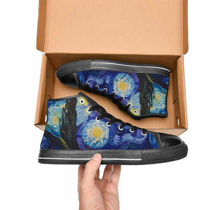 MEN'S Blend All Versions High Top Canvas Dark Academia Custom Shoes