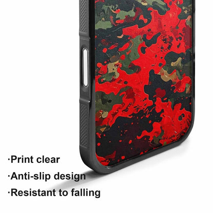 iPhone 17 Case — Small Military Camouflage Blotch Camo, Custom Printed Phone Case