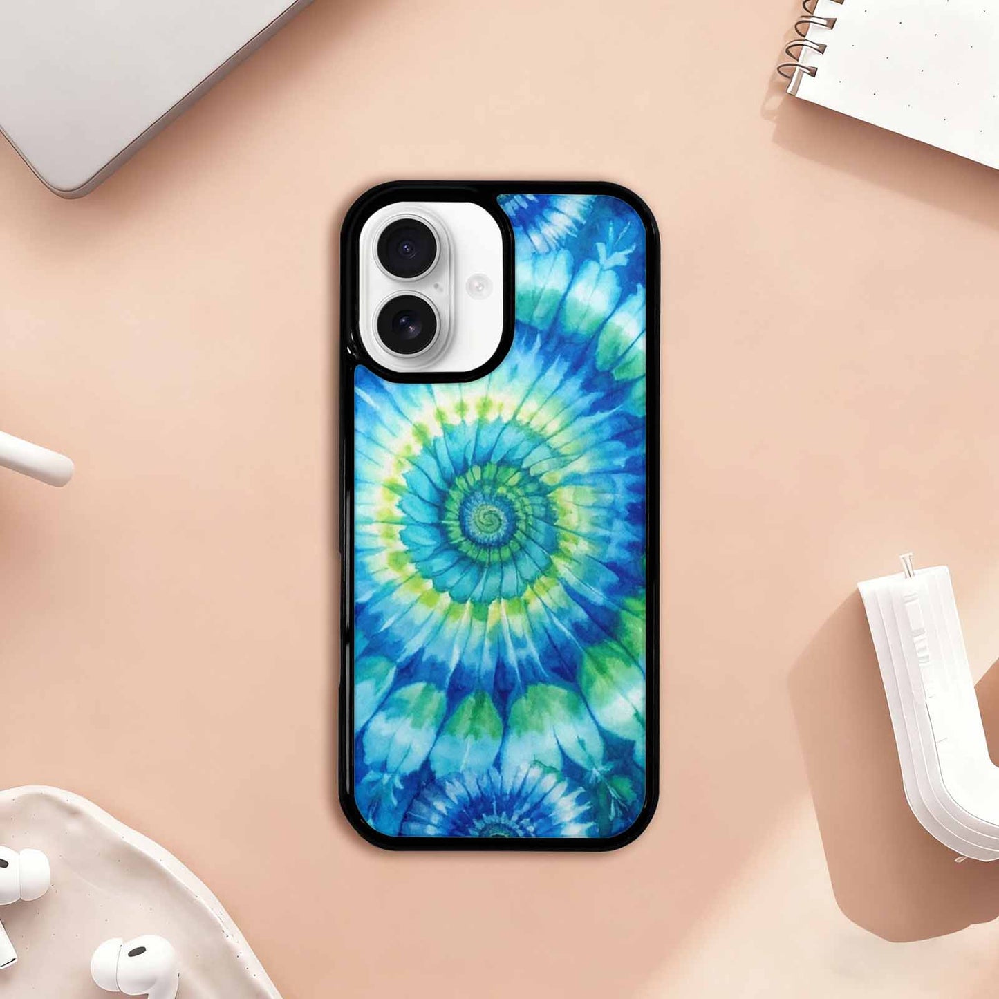 iPhone 17 Case — Small Tie Dye Swirl Tie Dye, Custom Designed Case Cover