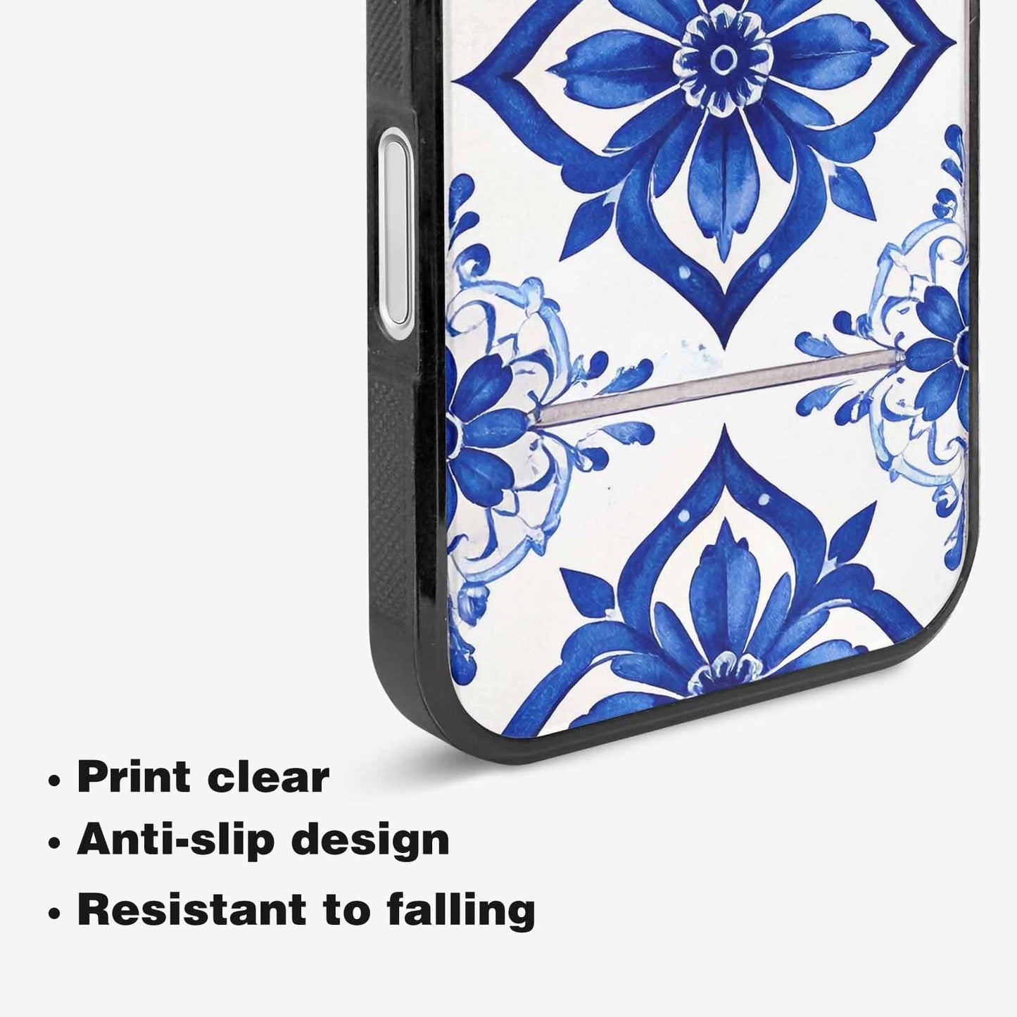 iPhone 16 Plus Case — Mexican Talavera Tile Pattern Floral Geometric, Custom Art Phone Cover