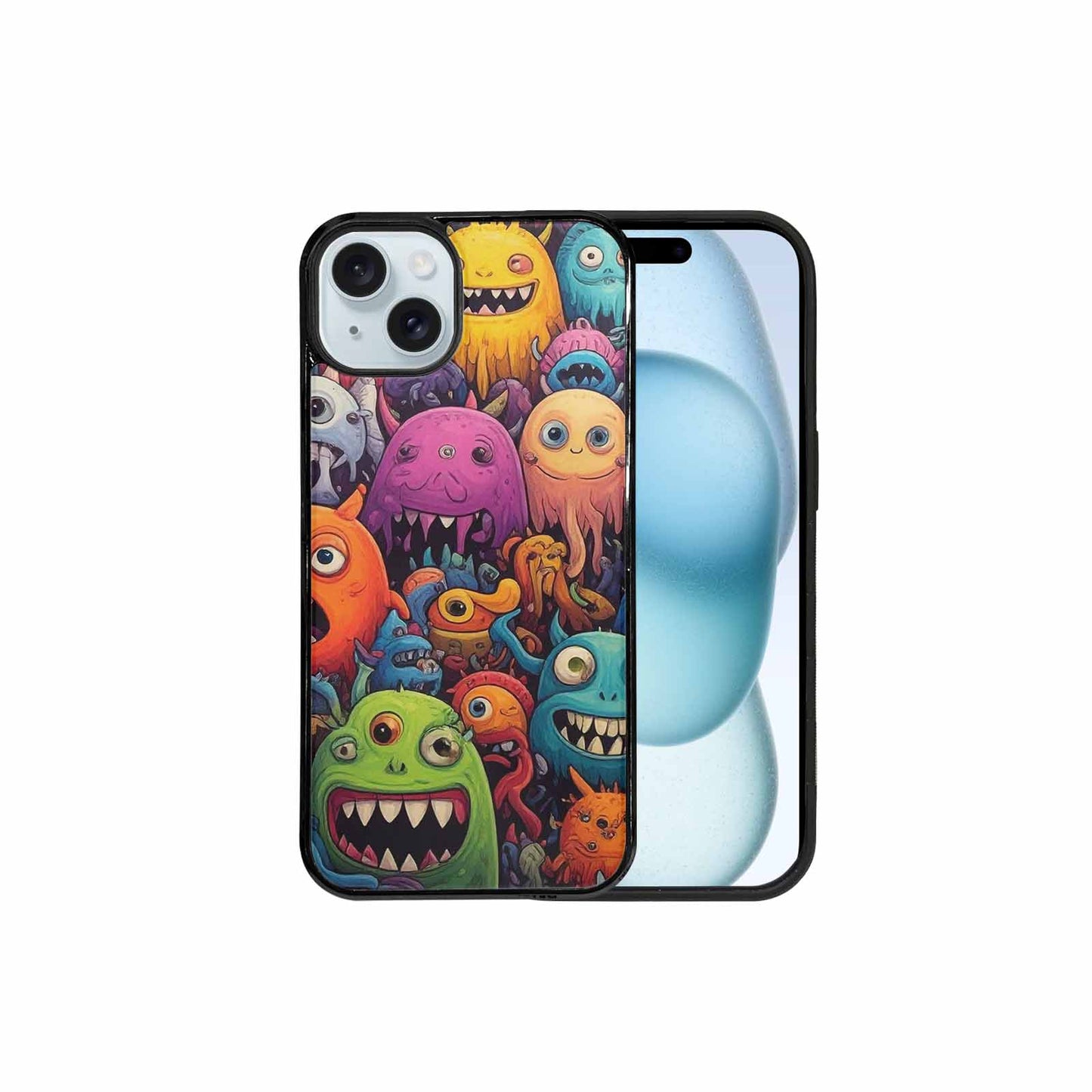iPhone 15 Plus Case — Monsters General Cartoon Monst, Custom Phone Case