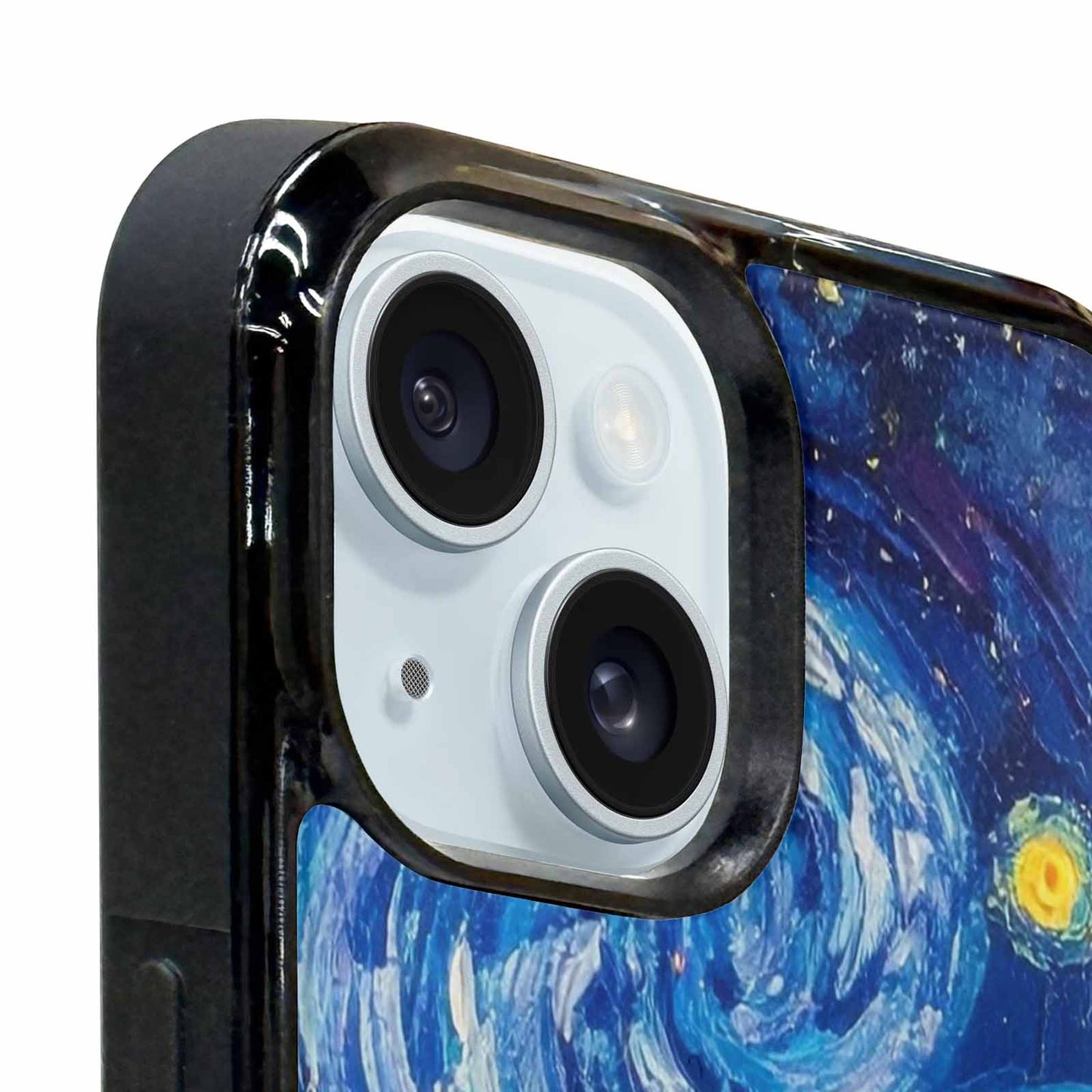 iPhone 15 Plus Case — Starry Night Van Gogh Paint Art, Custom Art Phone Cover