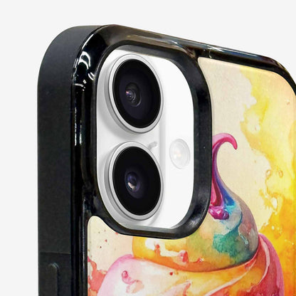 iPhone 16 Plus Case — Melting Icecream Collage, Original Design Phone Case