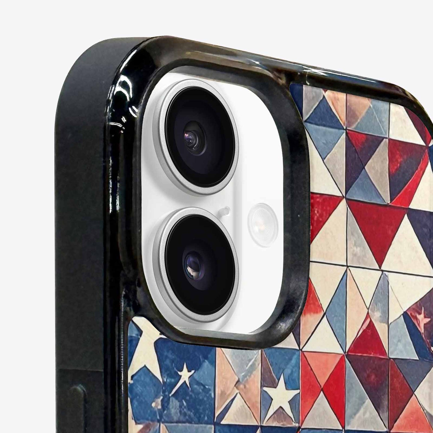 iPhone 16 Plus Case — Small American Flag Stars And Stripes, Custom Made Phone Cover