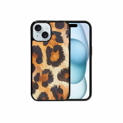 iPhone 15 Case — Leopard Soft Airbrush Gradient, Custom Made Phone Cover